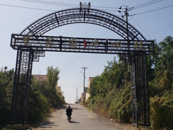 鐵藝大門-農村村口凱旋門