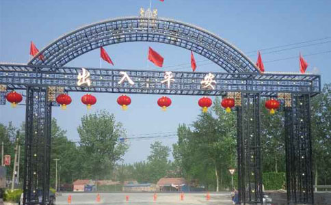 鐵藝大門 村口市場專用